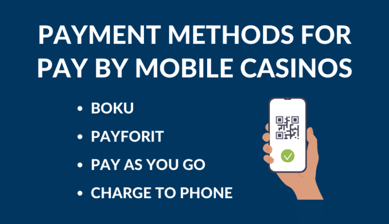 PAY BY MOBILE CASINO PAYMENT METHODS