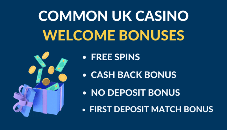 common uk casino welcome bonuses