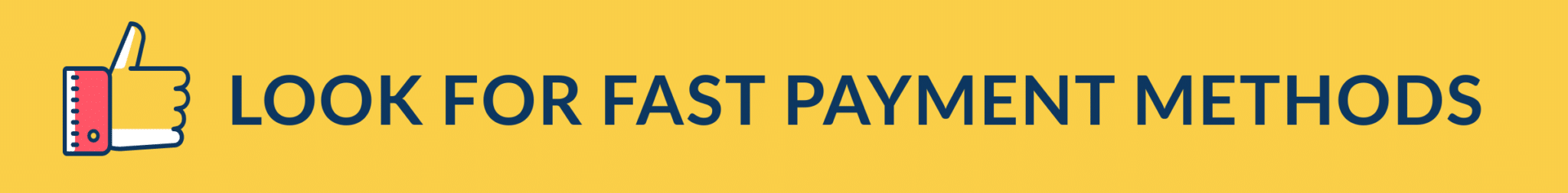 fast payment methods