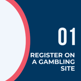 Register on a gambling site