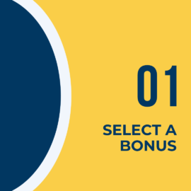 1. Select a Bonus